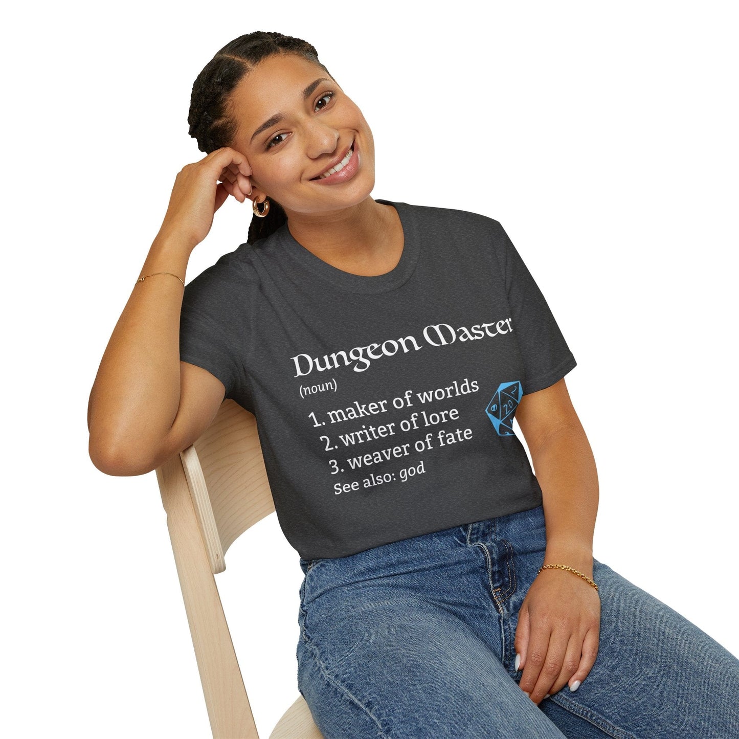Dungeon Master Definition D&D T-Shirt Sunburst RPG