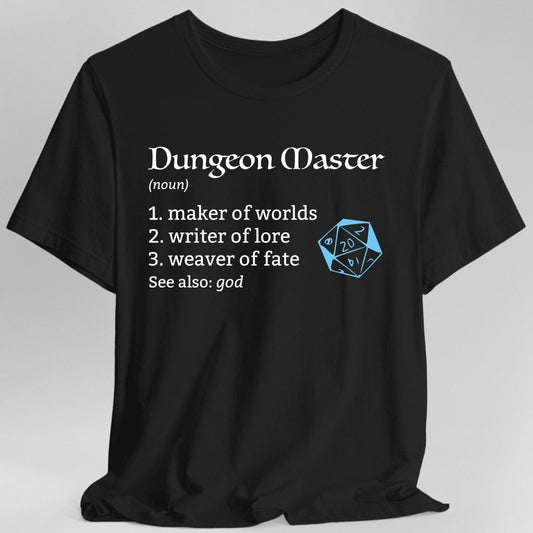 Dungeon Master Definition D&D T-Shirt Sunburst RPG