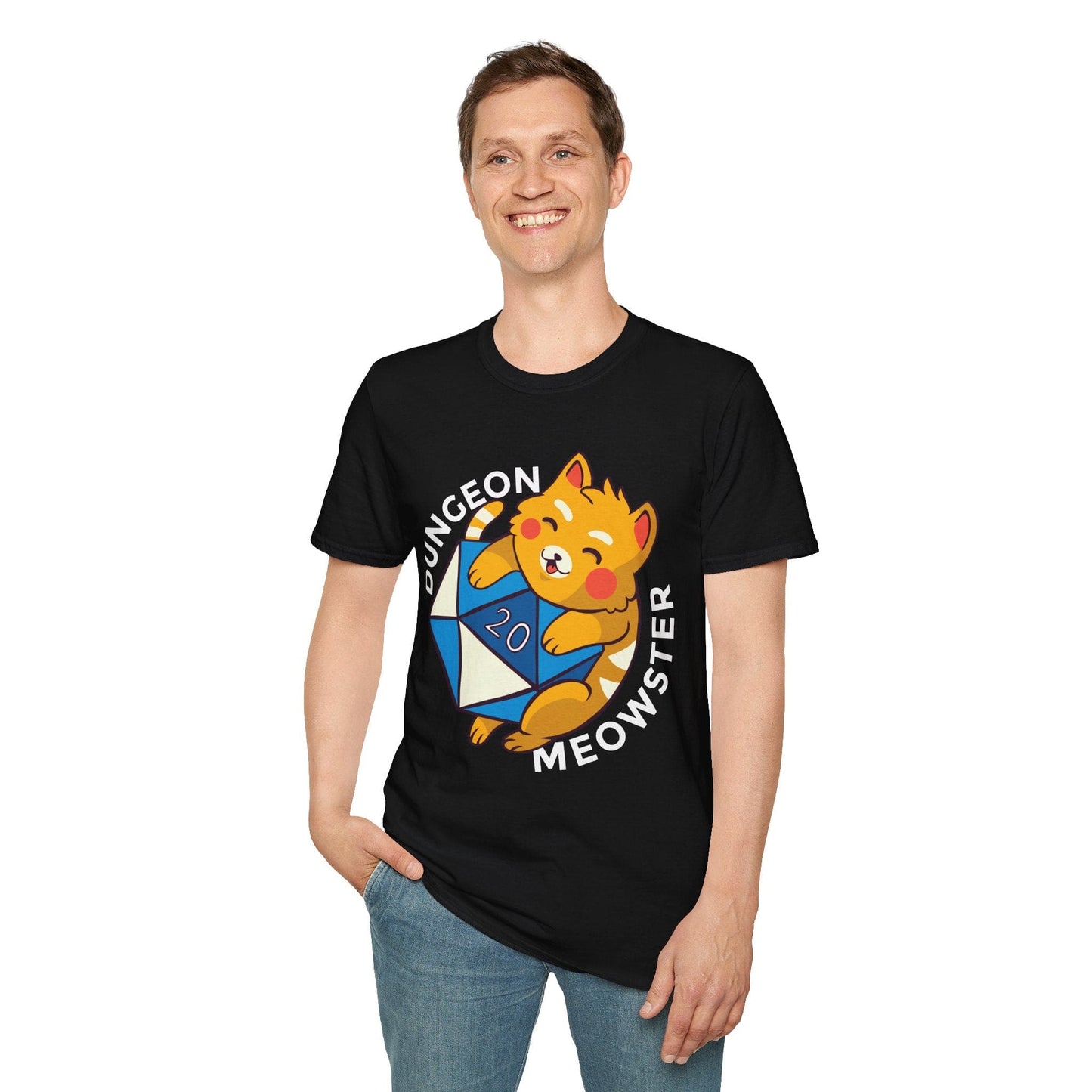 Dungeon Meowster T-Shirt Sunburst RPG