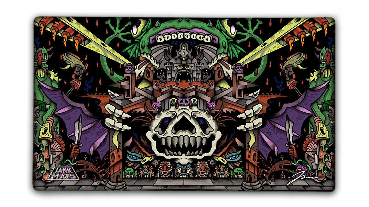 Dungeons and Nematodes Playmat Jankmats