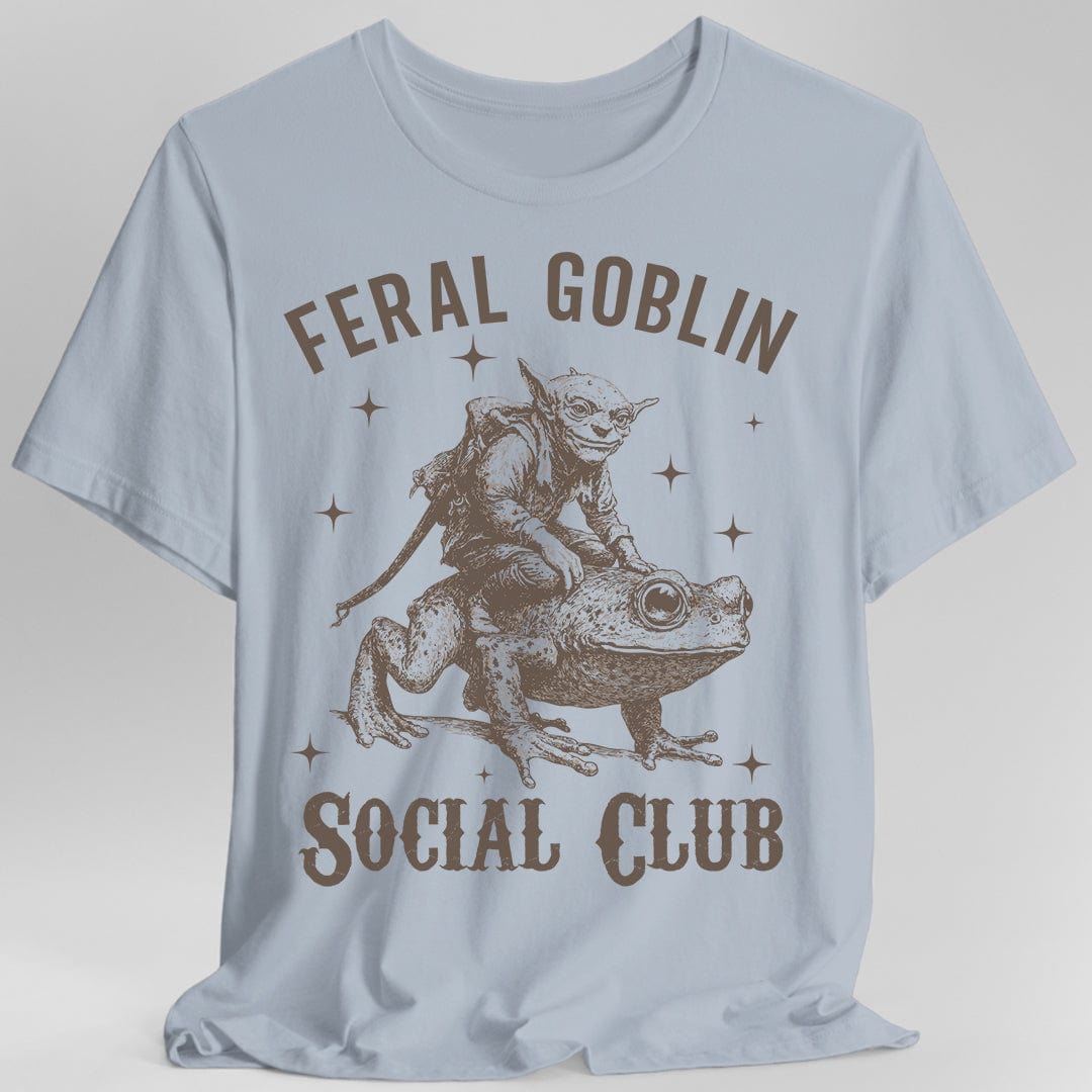 Feral Goblin Social Club T-shirt - With Toad Sunburst RPG