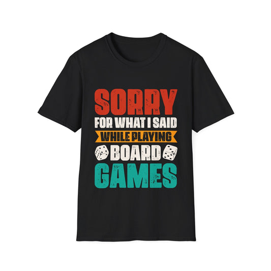 Funny Board Games T-Shirt Sunburst RPG