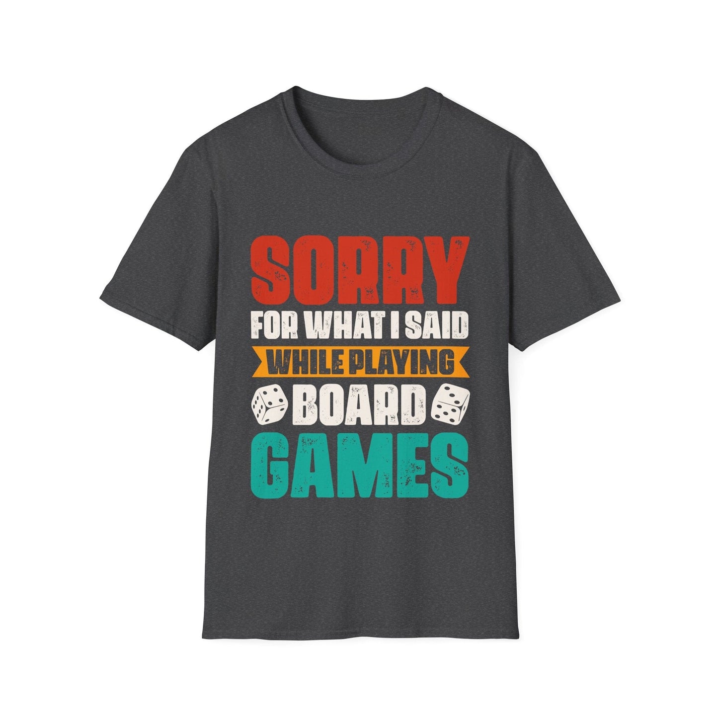 Funny Board Games T-Shirt Sunburst RPG