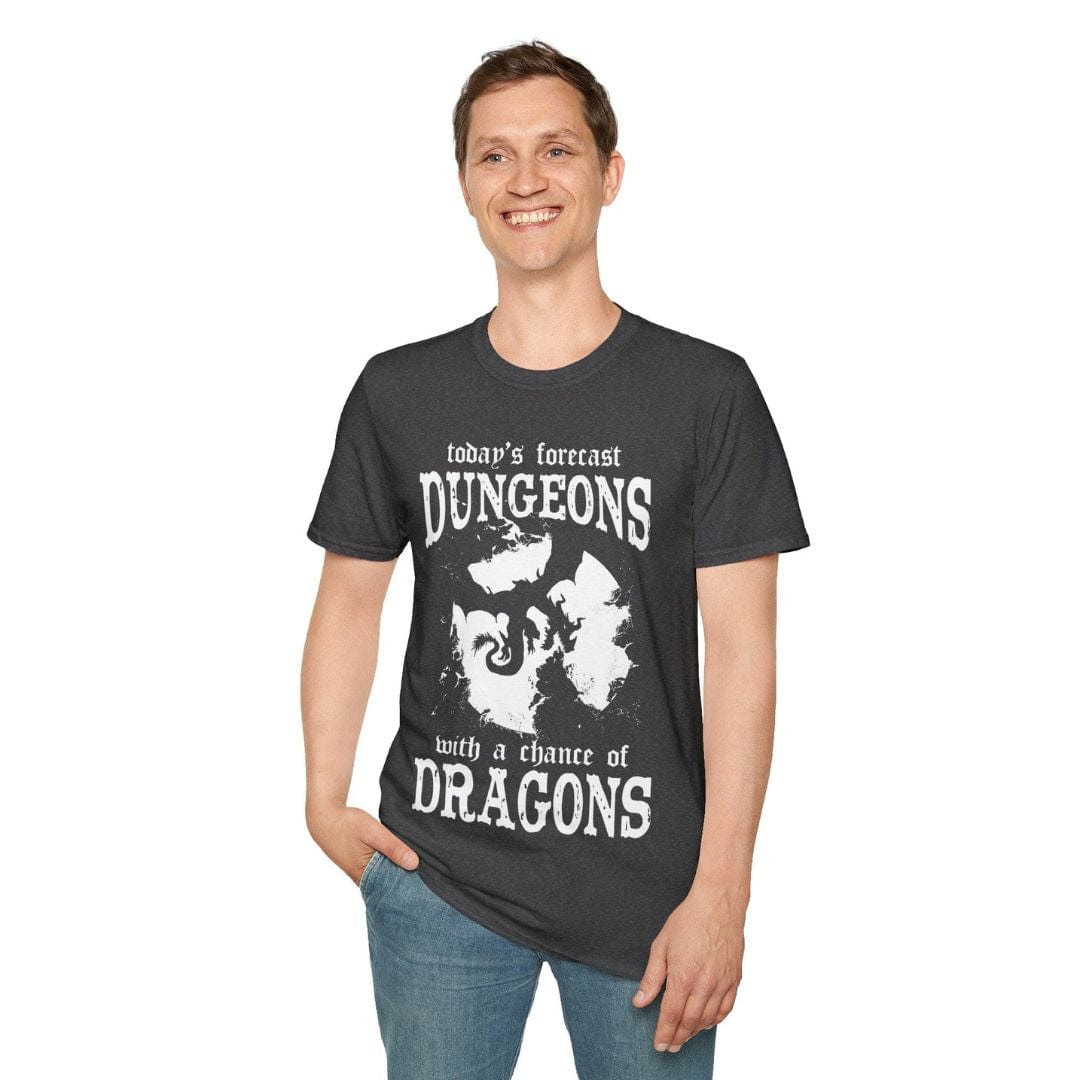 Funny DnD Weather Forecast Tshirt Sunburst RPG