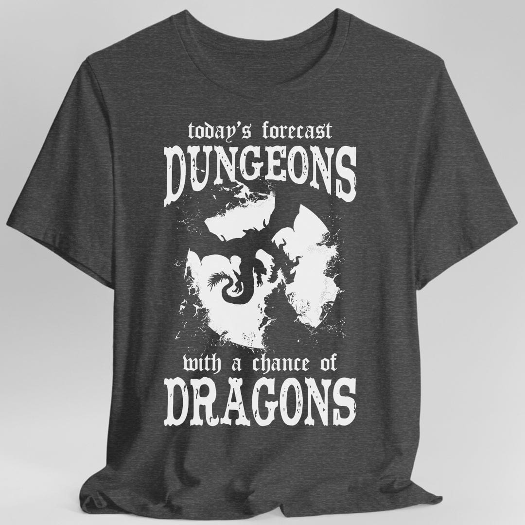 Funny DnD Weather Forecast Tshirt Sunburst RPG