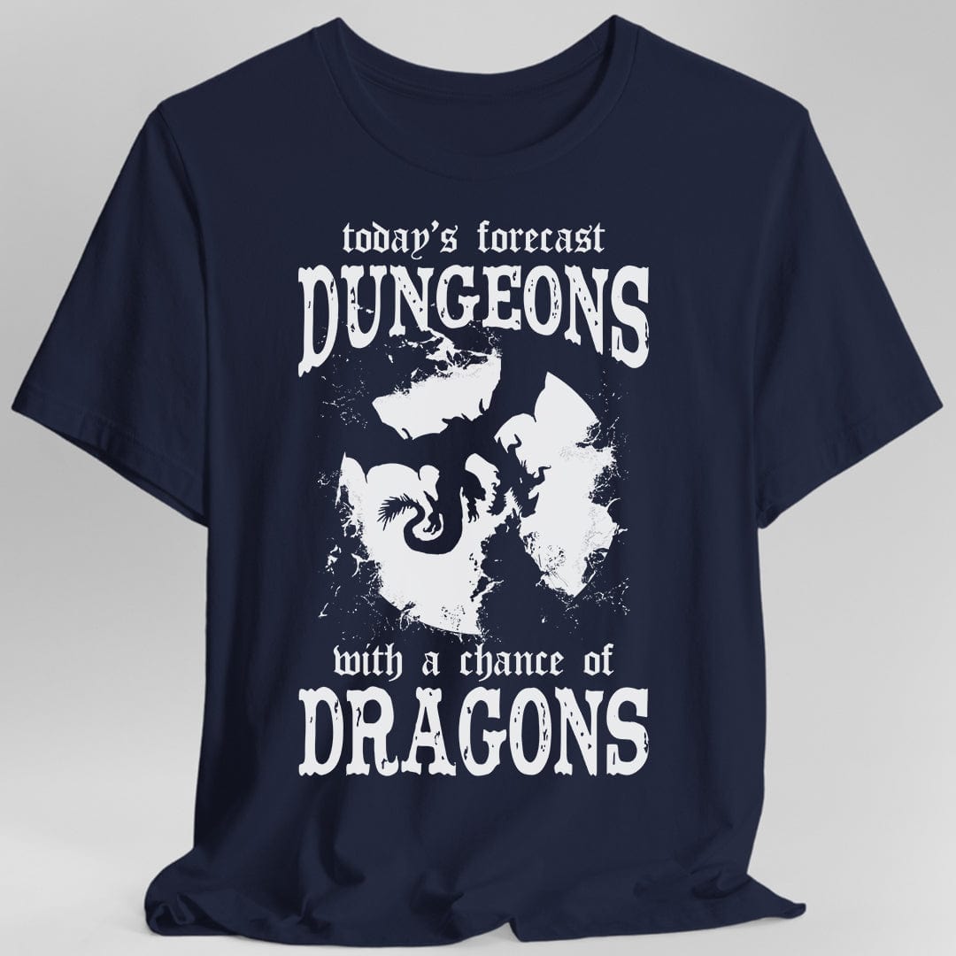 Funny DnD Weather Forecast Tshirt Sunburst RPG