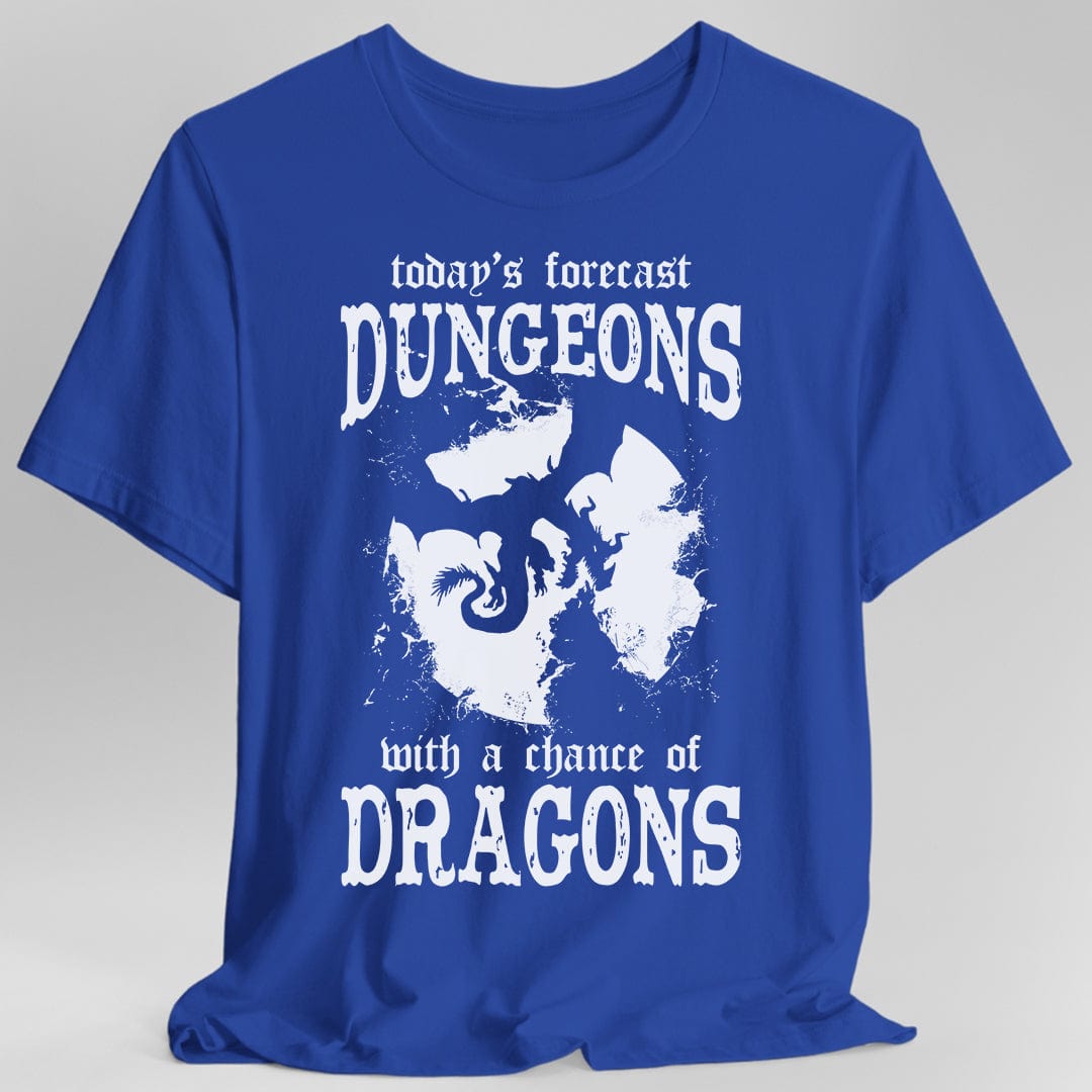 Funny DnD Weather Forecast Tshirt Sunburst RPG