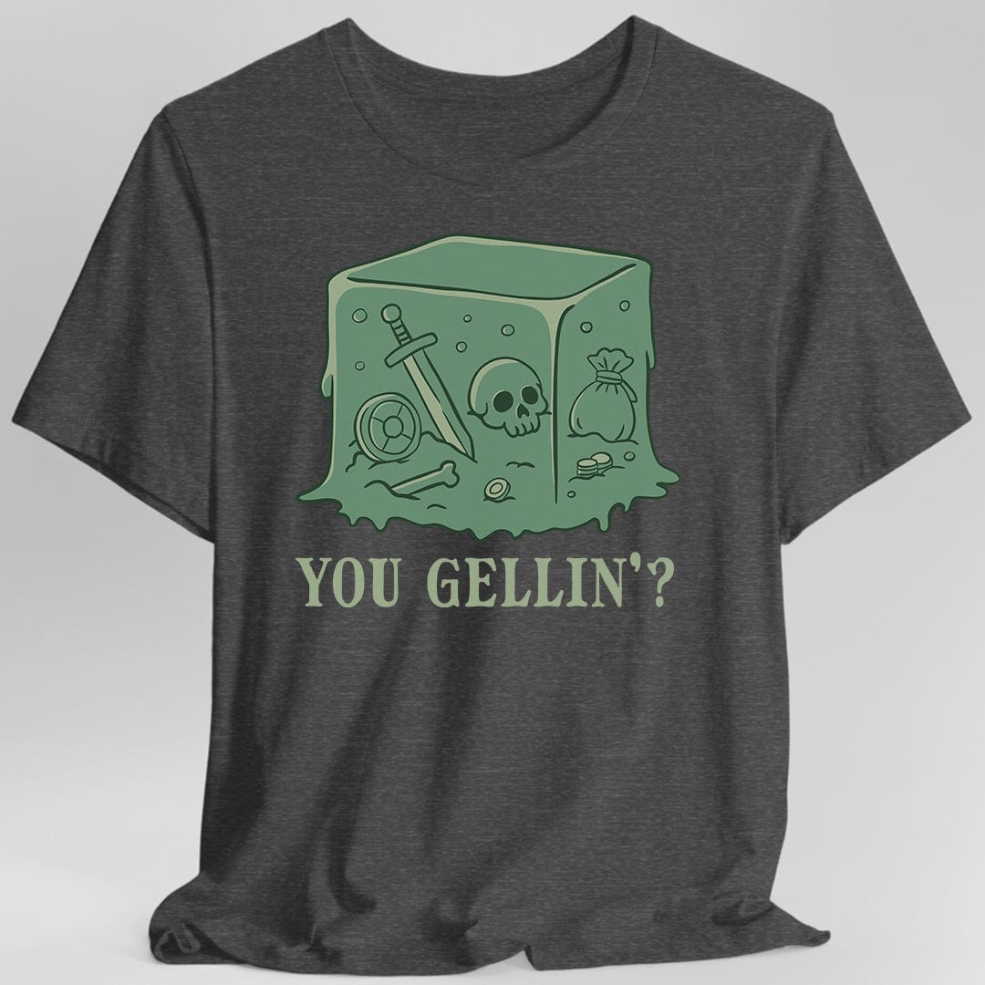Gelatinous Cube Shirt Sunburst RPG