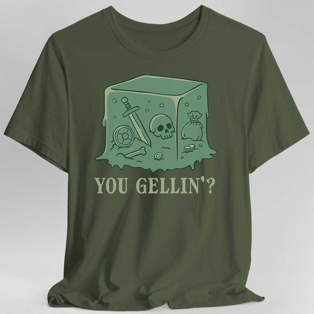 Gelatinous Cube Shirt Sunburst RPG