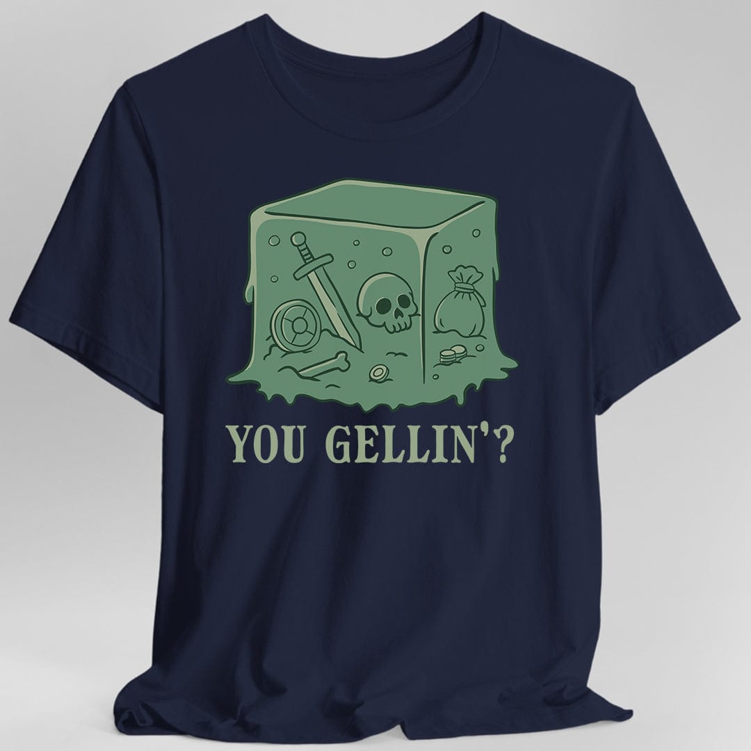 Gelatinous Cube Shirt Sunburst RPG