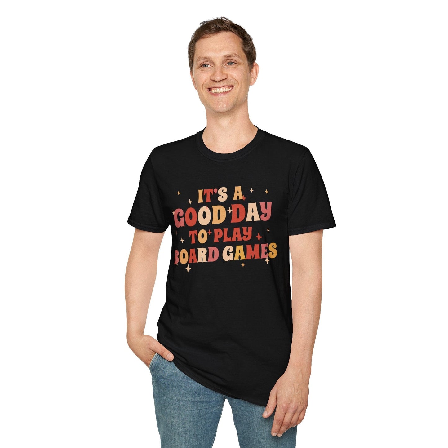 Good Day to Play Board Games T-Shirt Sunburst RPG
