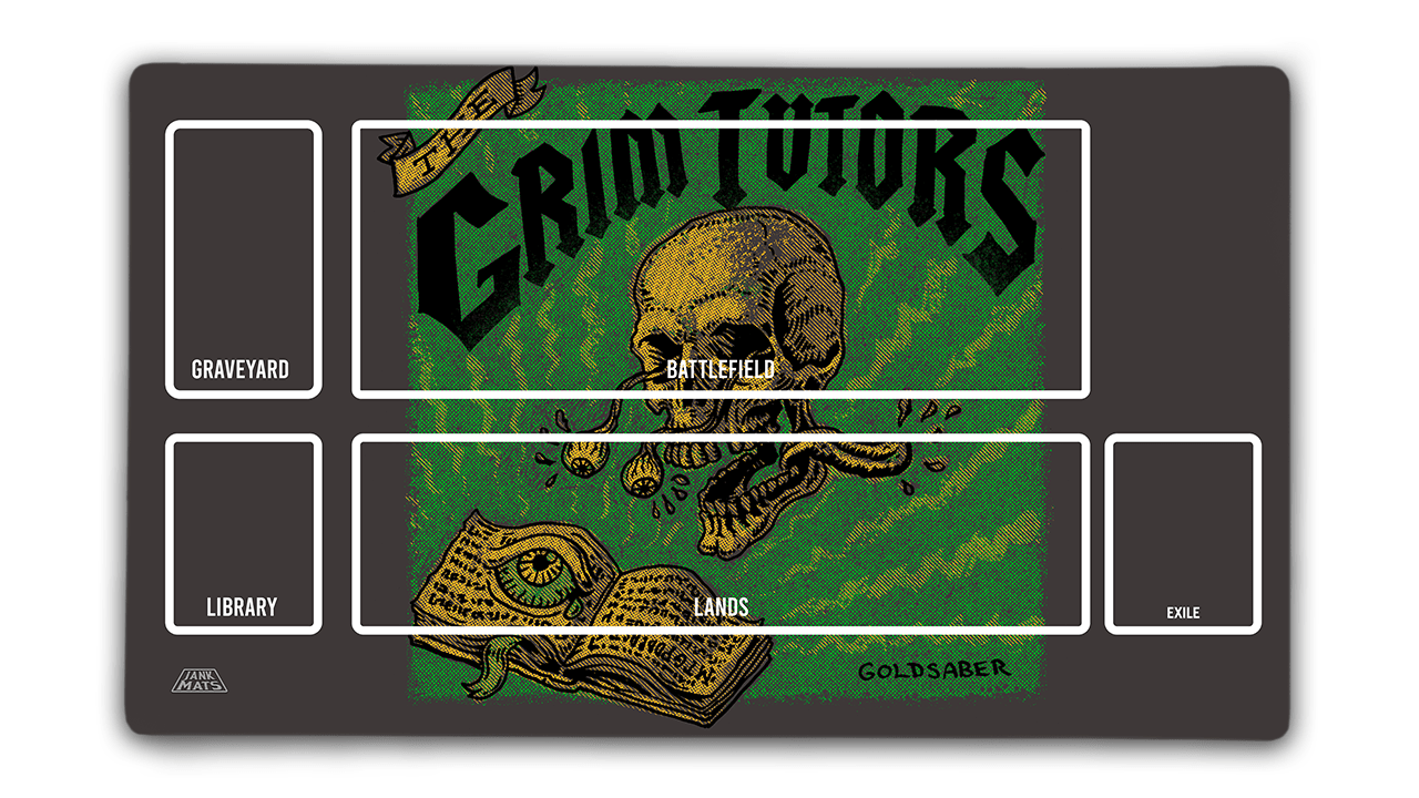 Grim Tutors Learn to Play MTG Playmat Jankmats