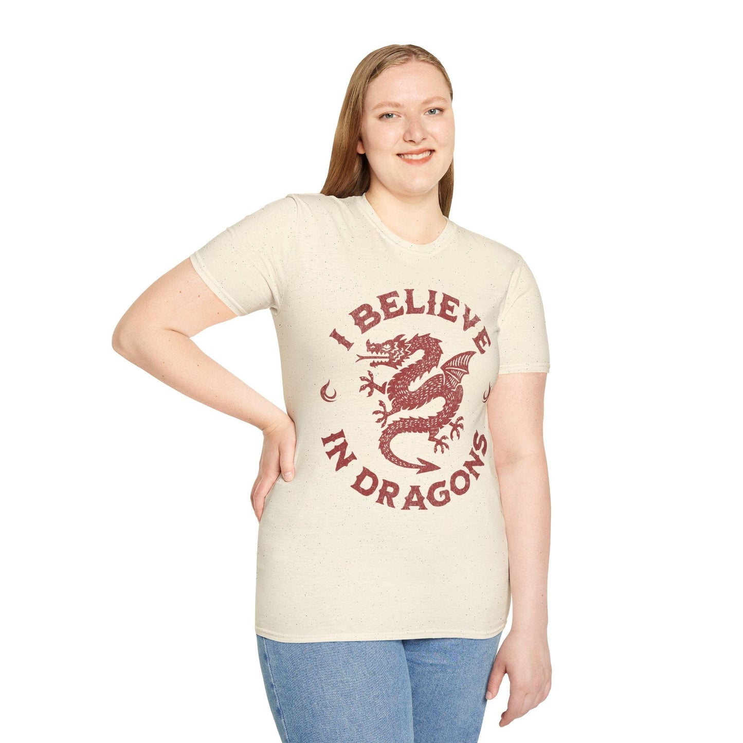 I Believe in Dragons Shirt Sunburst RPG