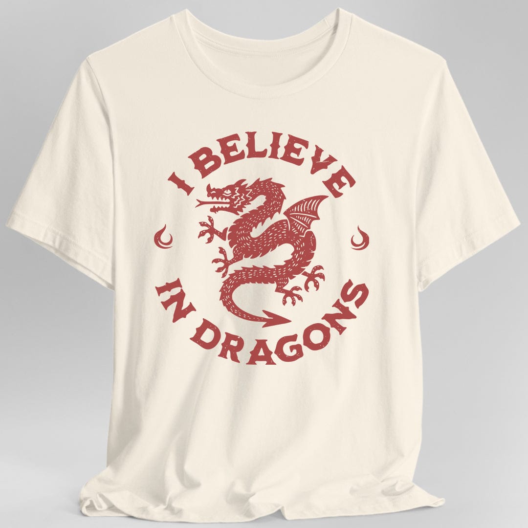I Believe in Dragons Shirt Sunburst RPG