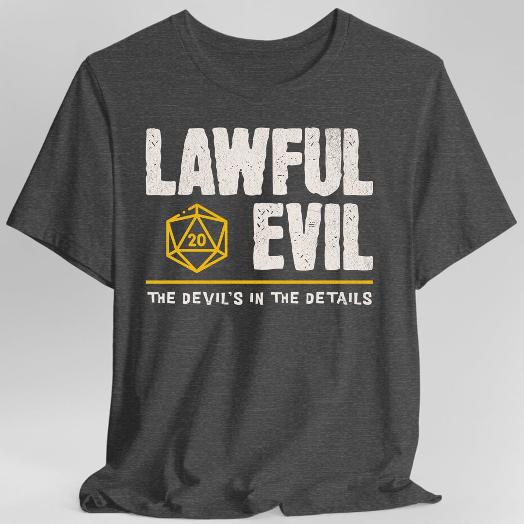 Lawful Evil Shirt - DnD Alignment T-shirt Sunburst RPG
