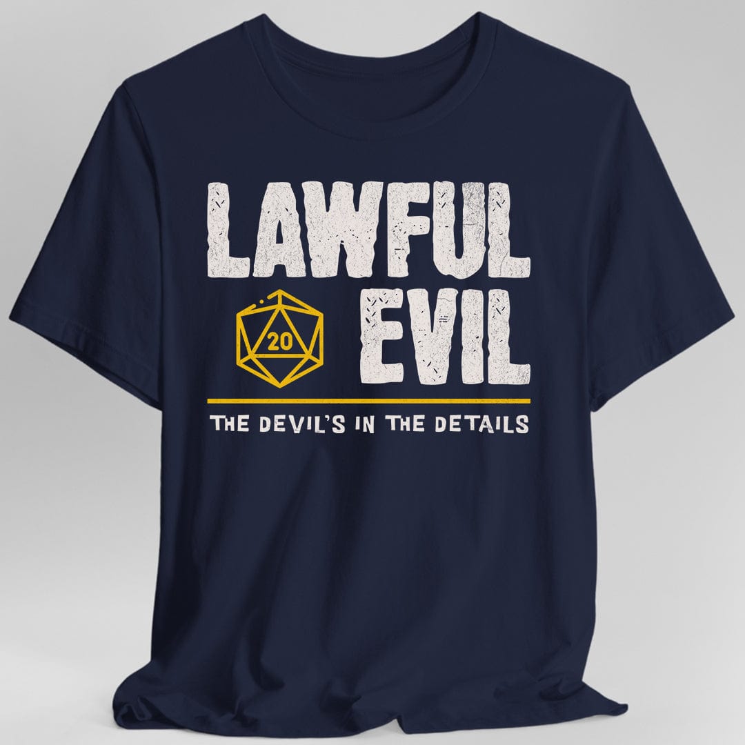 Lawful Evil Shirt - DnD Alignment T-shirt Sunburst RPG