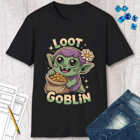 Loot Goblin Shirt Sunburst RPG