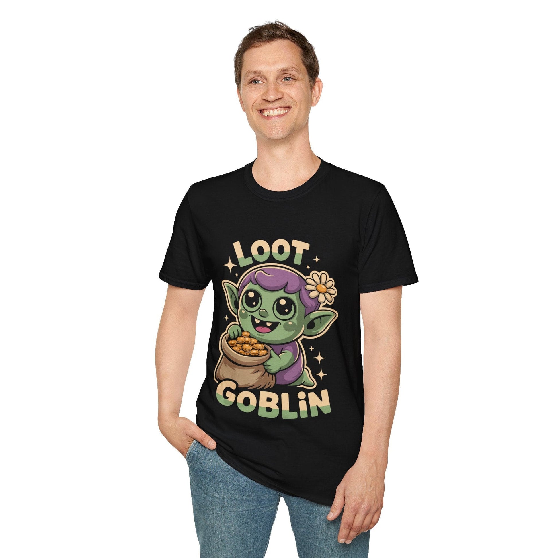 Loot Goblin Shirt Sunburst RPG