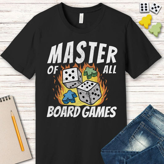 Master of All Board Games Unisex T-shirt Sunburst RPG