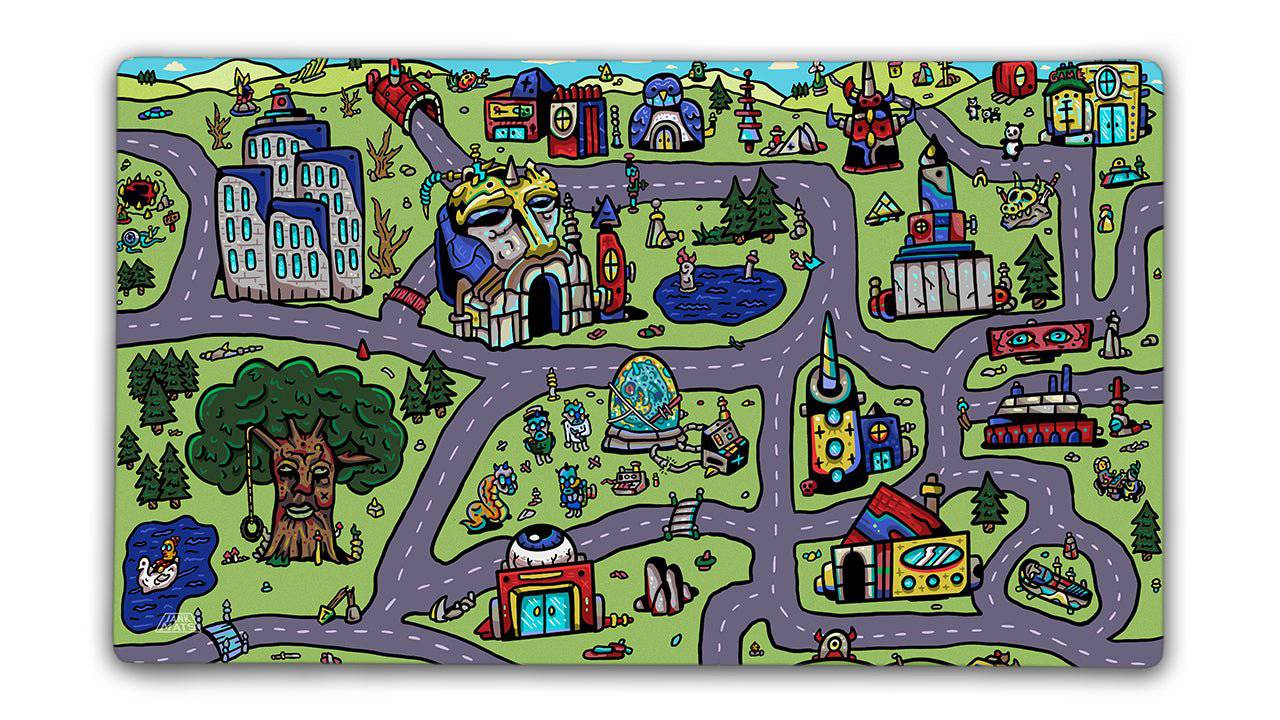 My Town Bundle Set | 4 Playmats and Commander Zone Jankmats
