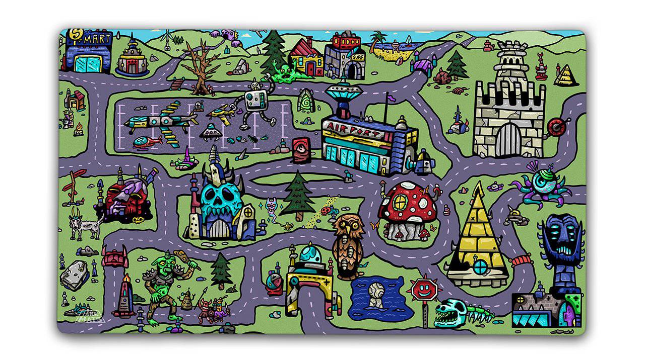 My Town Bundle Set | 4 Playmats and Commander Zone Jankmats