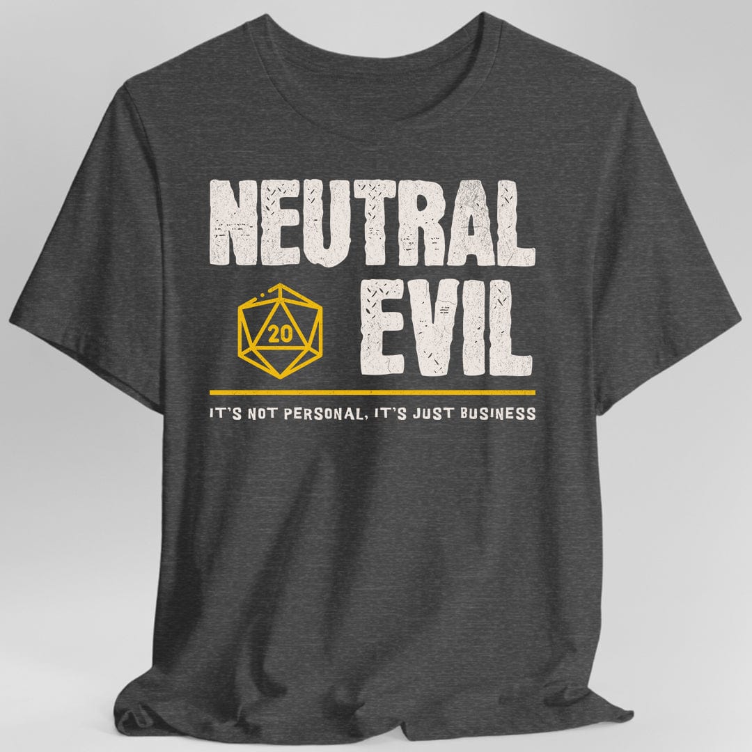 Neutral Evil Shirt - DnD Alignment T-shirt Sunburst RPG