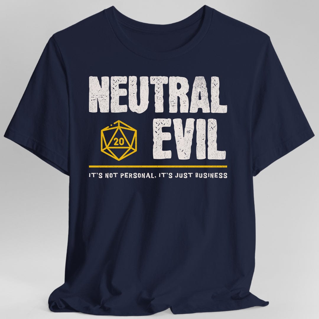 Neutral Evil Shirt - DnD Alignment T-shirt Sunburst RPG
