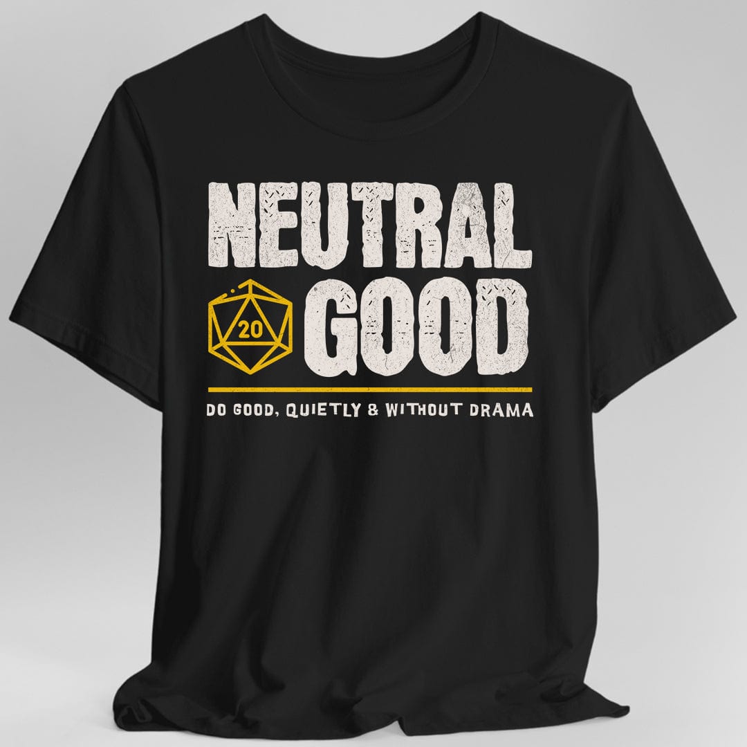 Neutral Good Shirt - DnD Alignment T-shirt Sunburst RPG