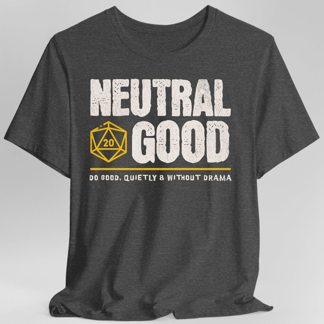 Neutral Good Shirt - DnD Alignment T-shirt Sunburst RPG
