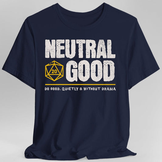 Neutral Good Shirt - DnD Alignment T-shirt Sunburst RPG