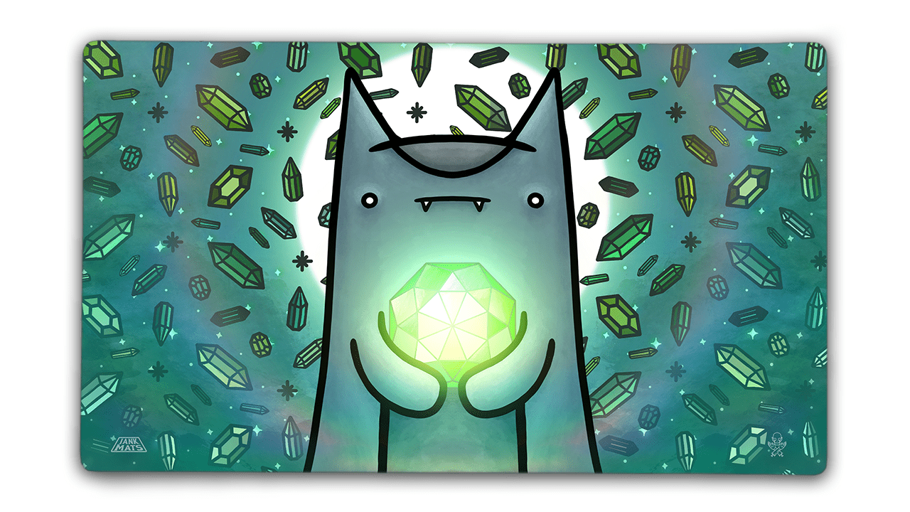 Nox Mortua Green Treasure Playmat Jankmats