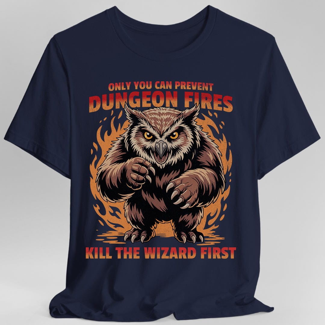 Only You Can Prevent Dungeon Fires Funny D&D T-shirt Sunburst RPG