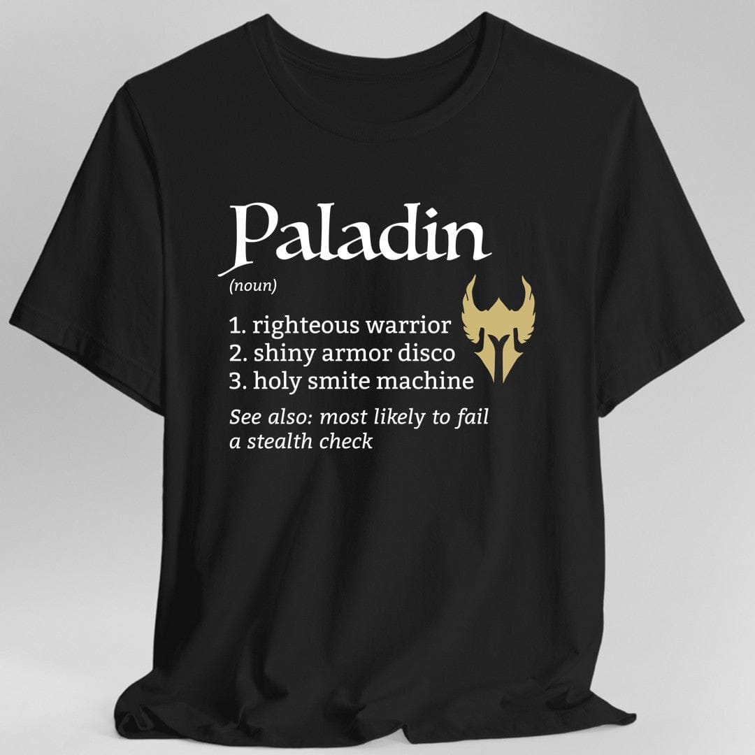 Paladin Class Definition D&D T-Shirt Sunburst RPG