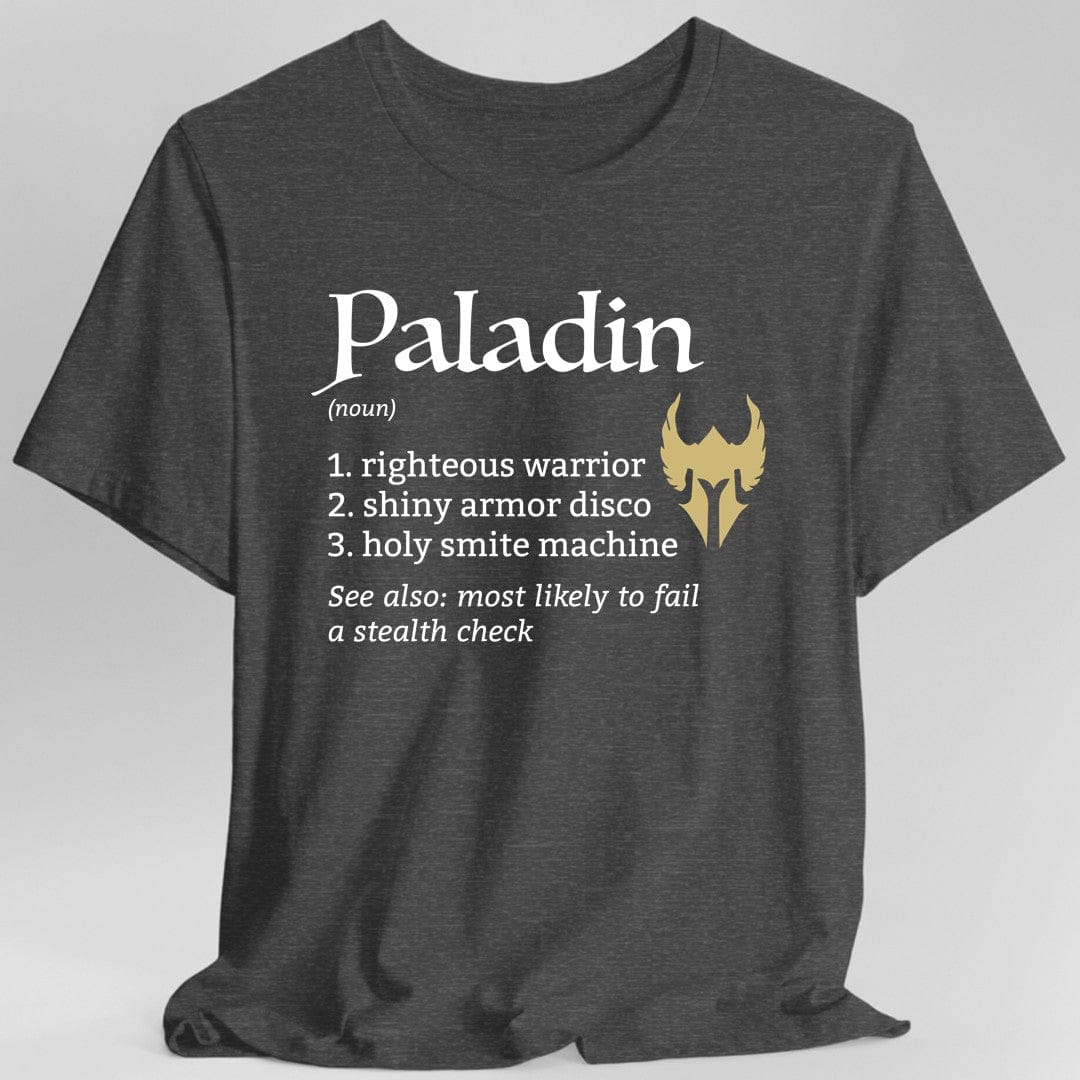 Paladin Class Definition D&D T-Shirt Sunburst RPG