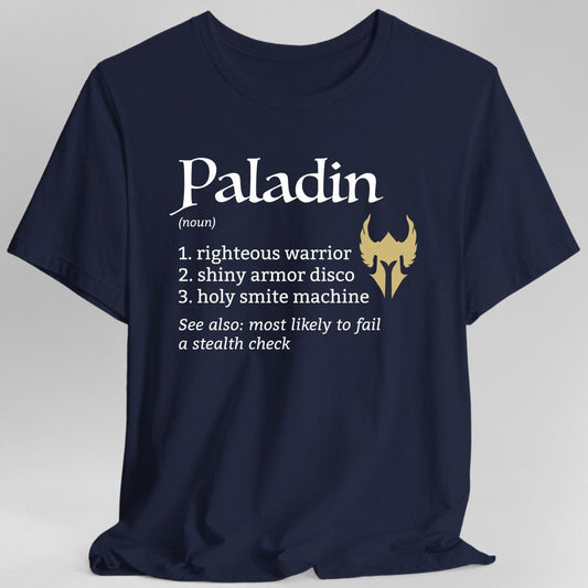 Paladin Class Definition D&D T-Shirt Sunburst RPG