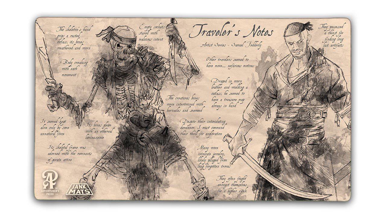 Pirate Sketch Playmat Jankmats