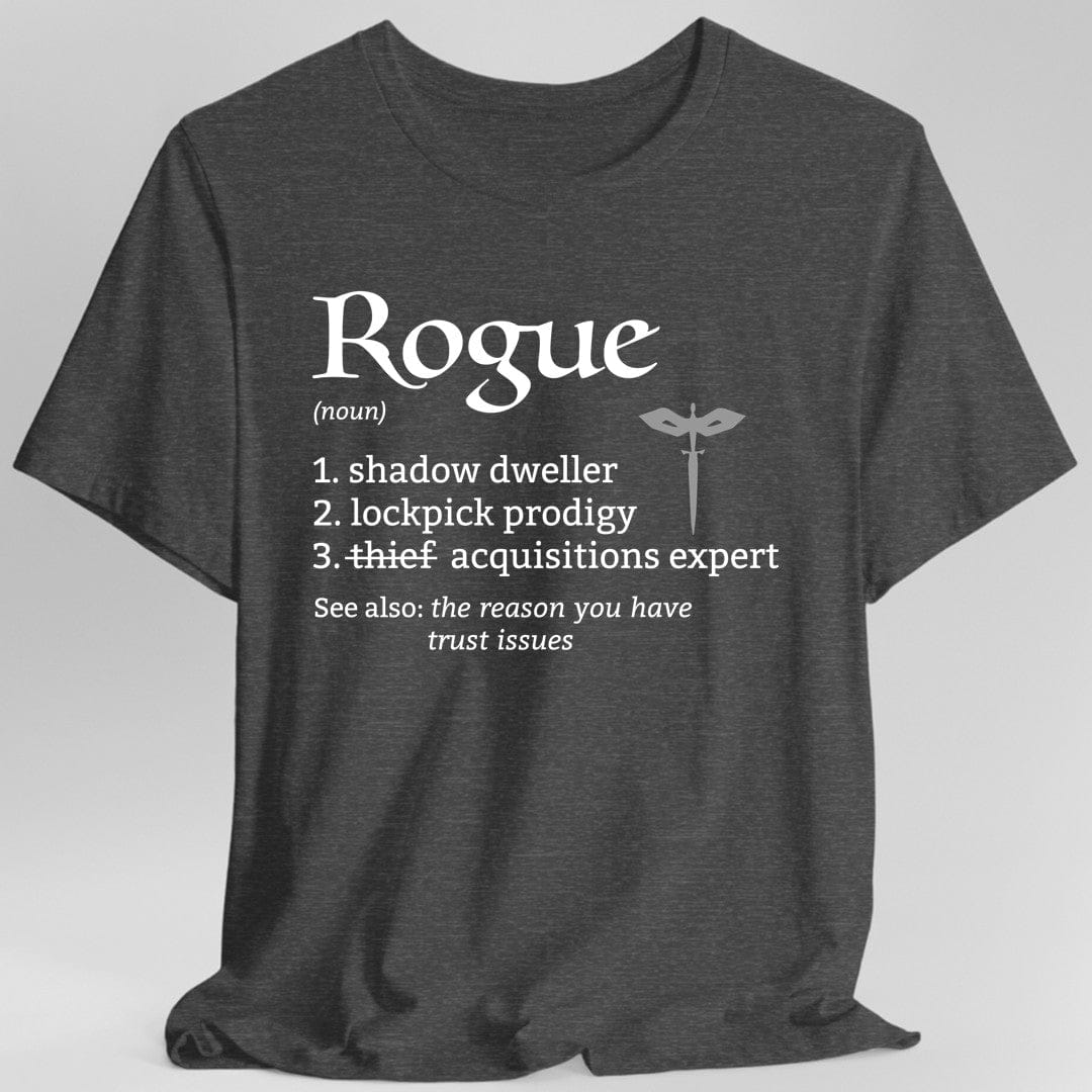 Rogue Class Definition D&D T-Shirt Sunburst RPG