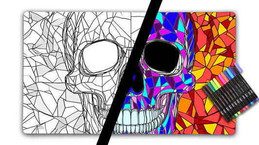 Skull | Color Your Own Playmat Set Jankmats