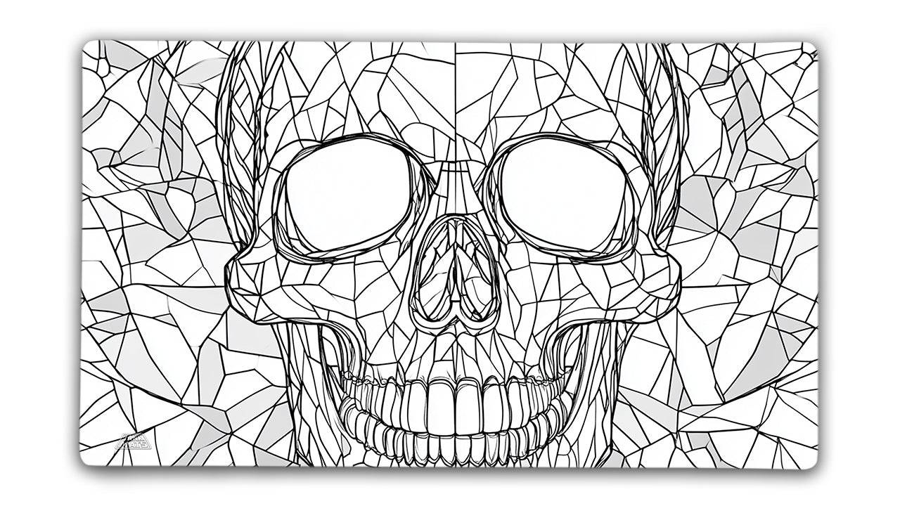 Skull | Color Your Own Playmat Set Jankmats