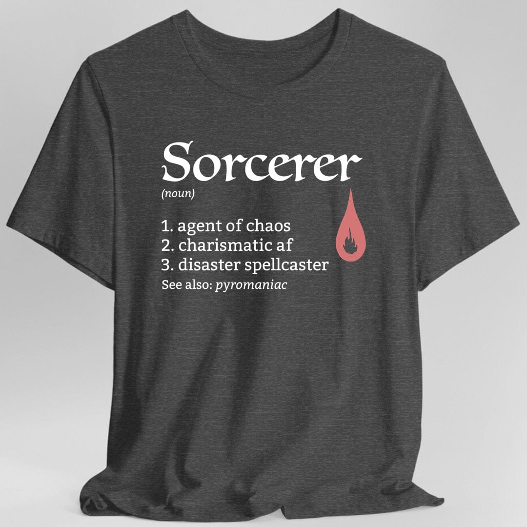 Sorcerer Class Definition D&D T-Shirt Sunburst RPG