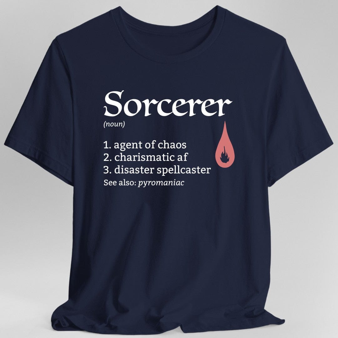 Sorcerer Class Definition D&D T-Shirt Sunburst RPG