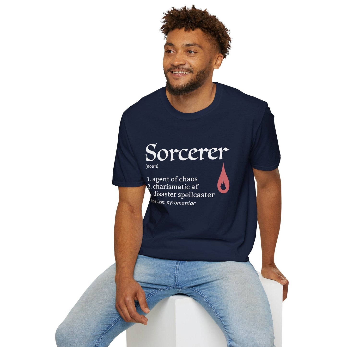 Sorcerer Class Definition D&D T-Shirt Sunburst RPG