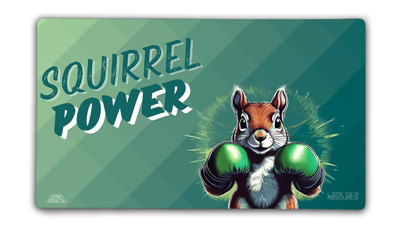 Squirrel Power Playmat Jankmats