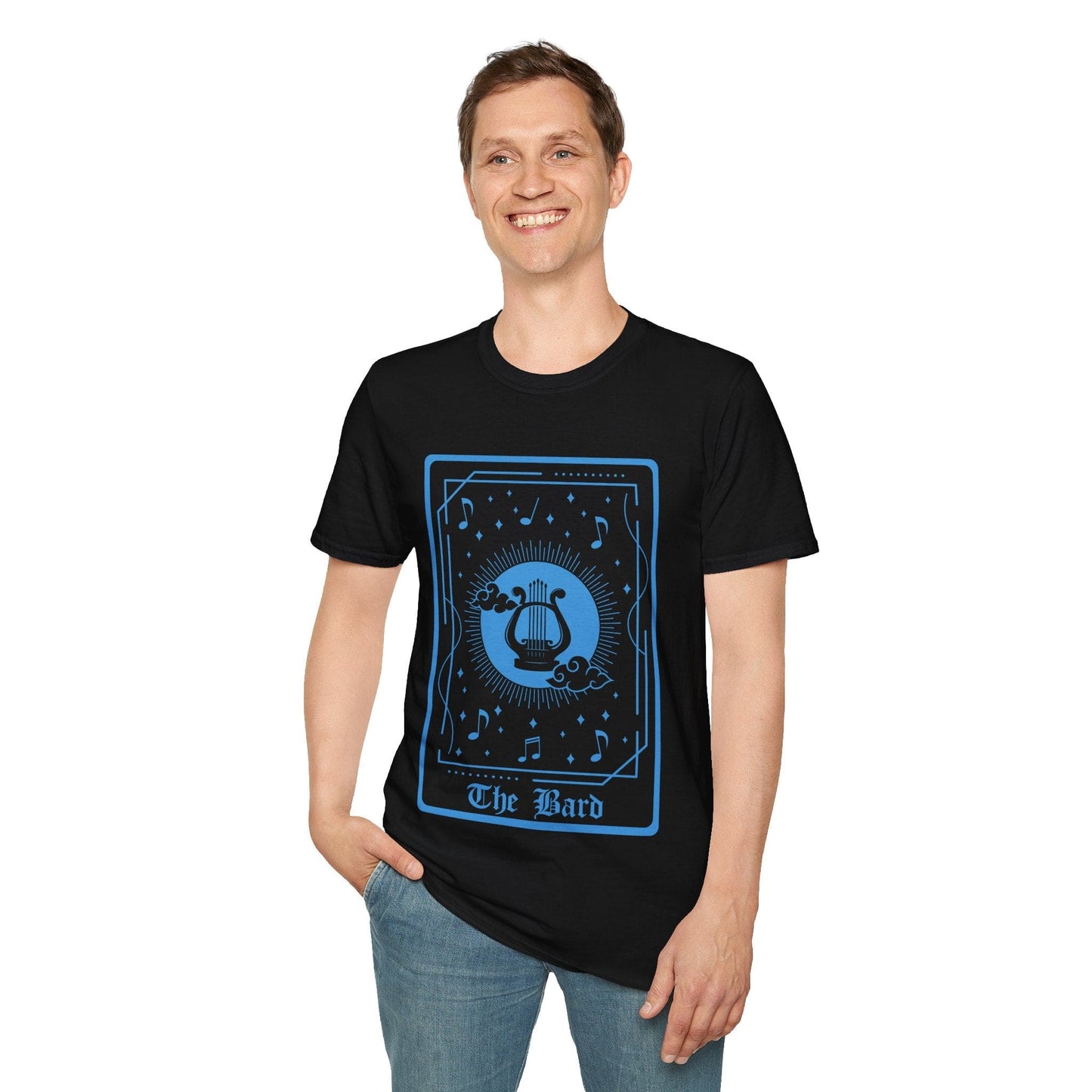 The Bard Tarot Card T-Shirt Sunburst RPG