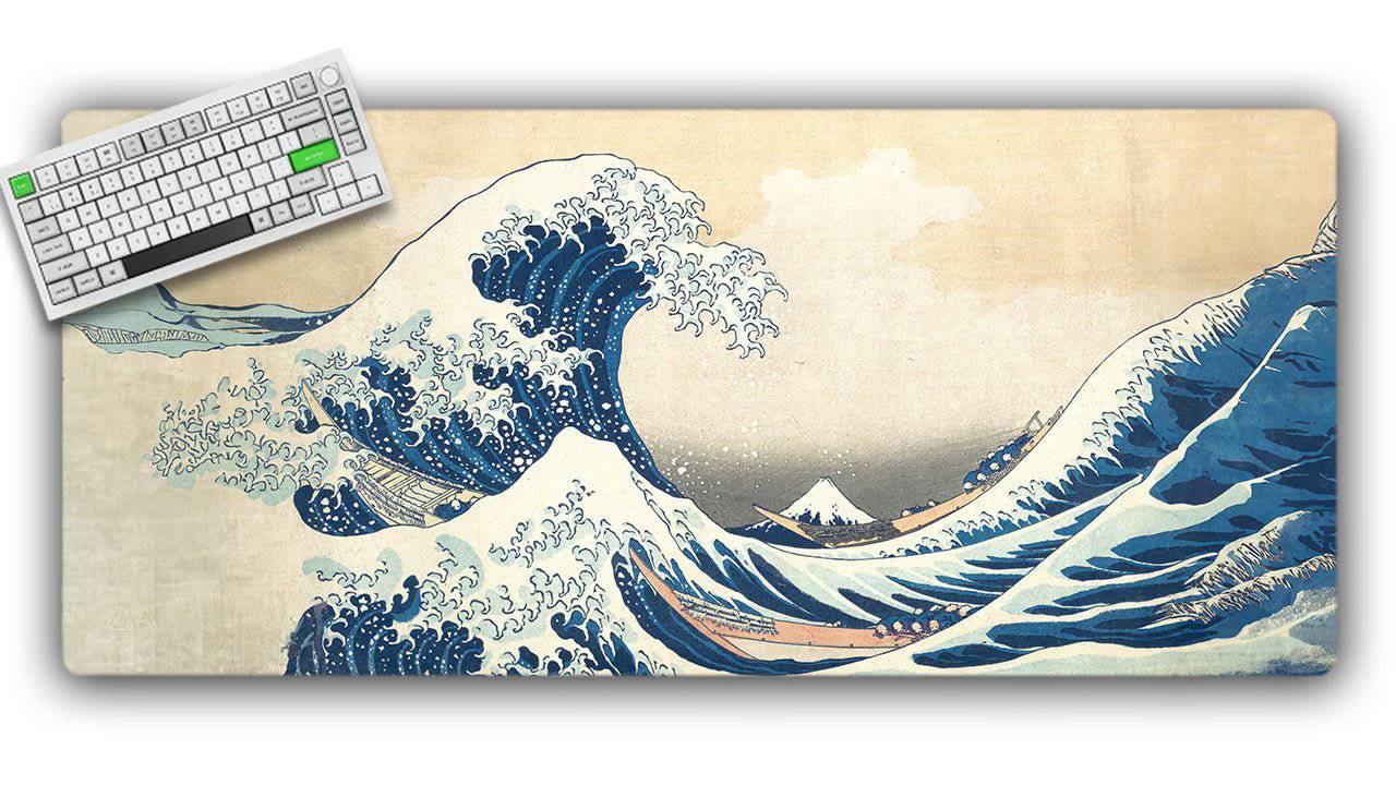 The Big Wave TCG Playmat or XL Desktop Jankmats