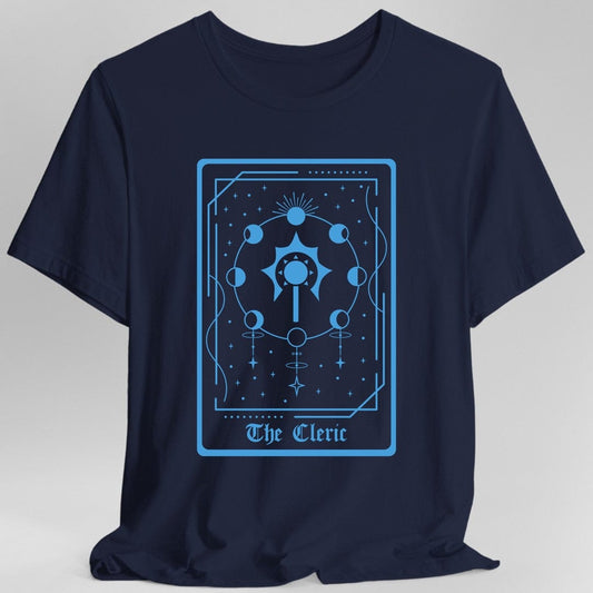 The Cleric Tarot Card T-Shirt Sunburst RPG