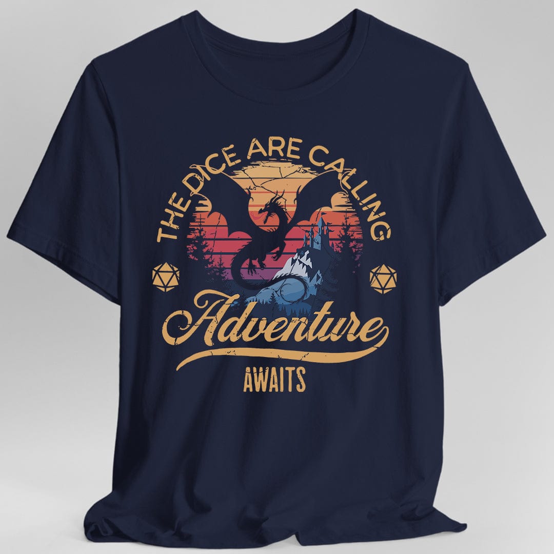 The Dice Are Calling DnD Shirt Sunburst RPG