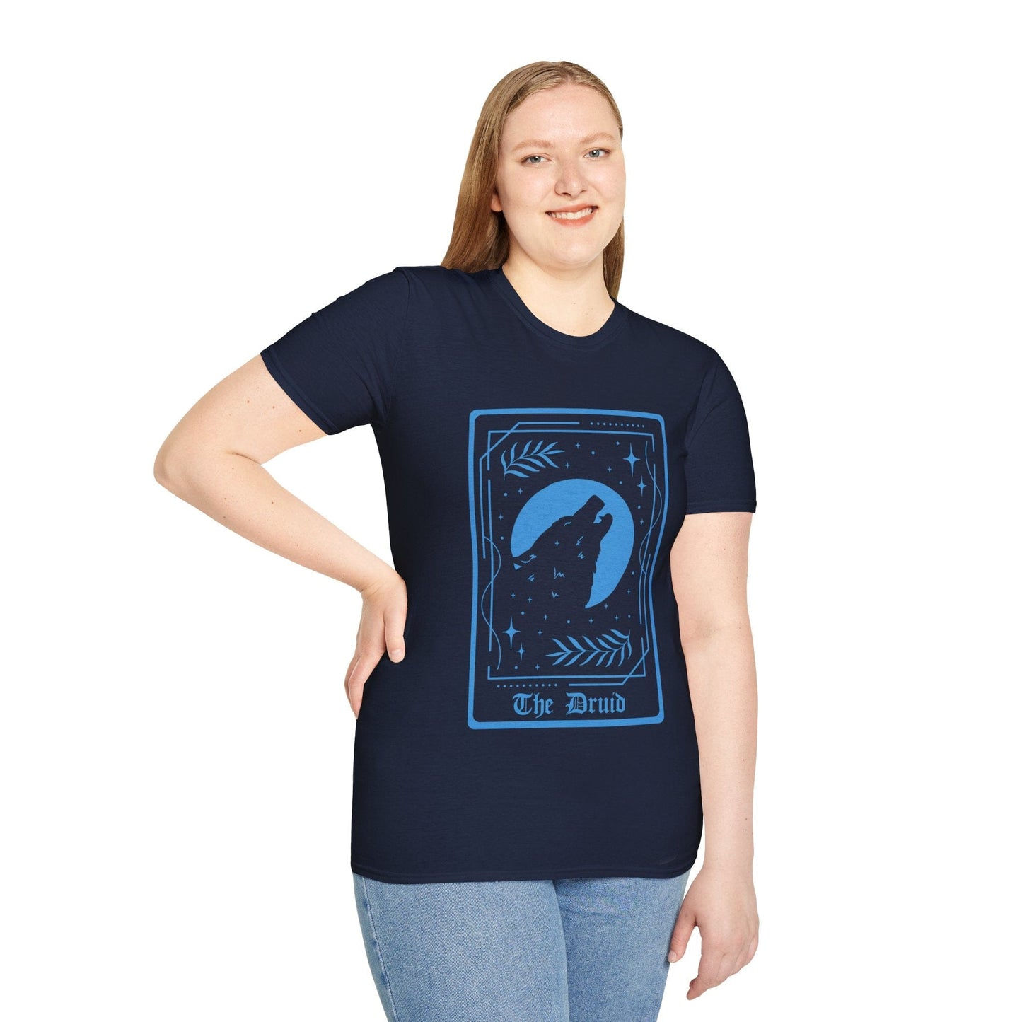 The Druid Tarot Card T-Shirt Sunburst RPG