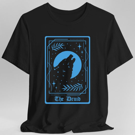 The Druid Tarot Card T-Shirt Sunburst RPG