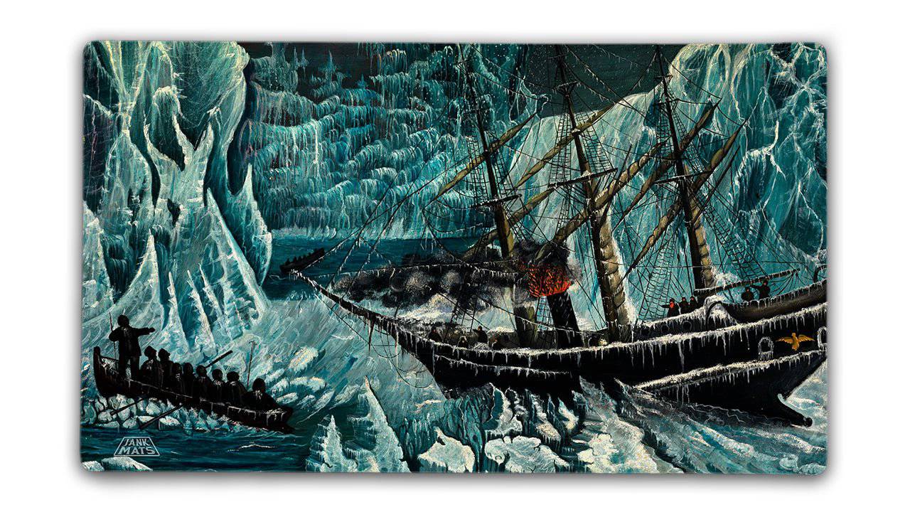 The Glacier TCG Playmat or XL Desktop Jankmats